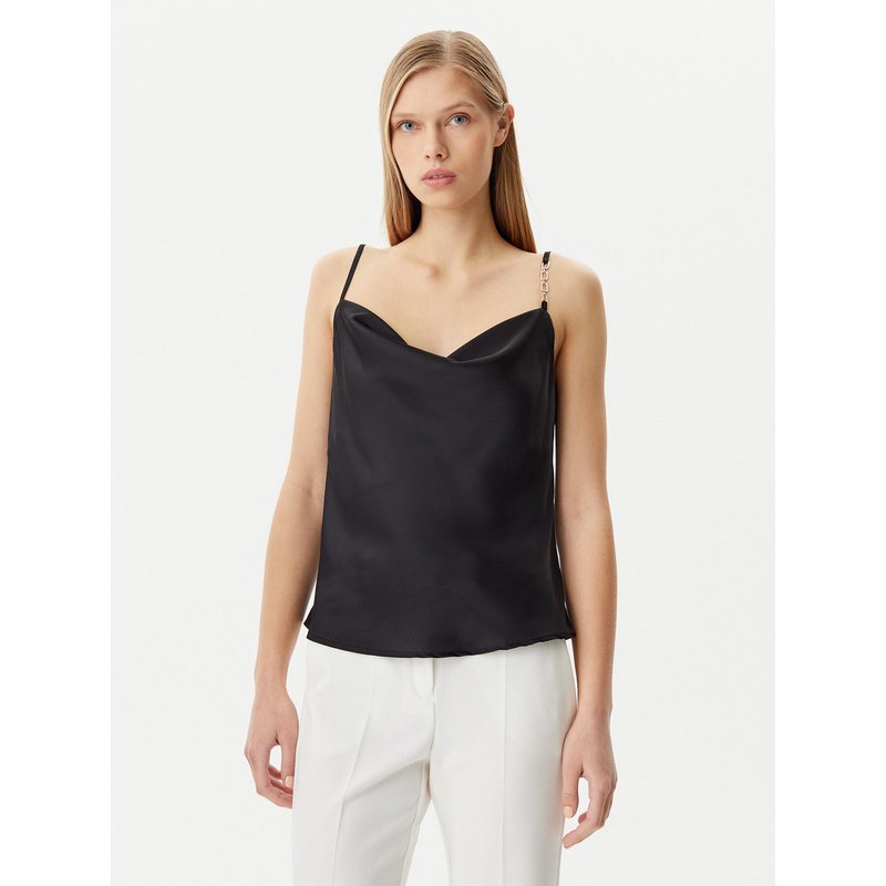 Rinascimento Top CFC0019818002 Schwarz Regular Fit