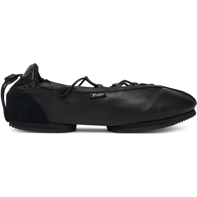 Ballerinas Polo Ralph Lauren Blrna Lce Up 804P08221001 Schwarz