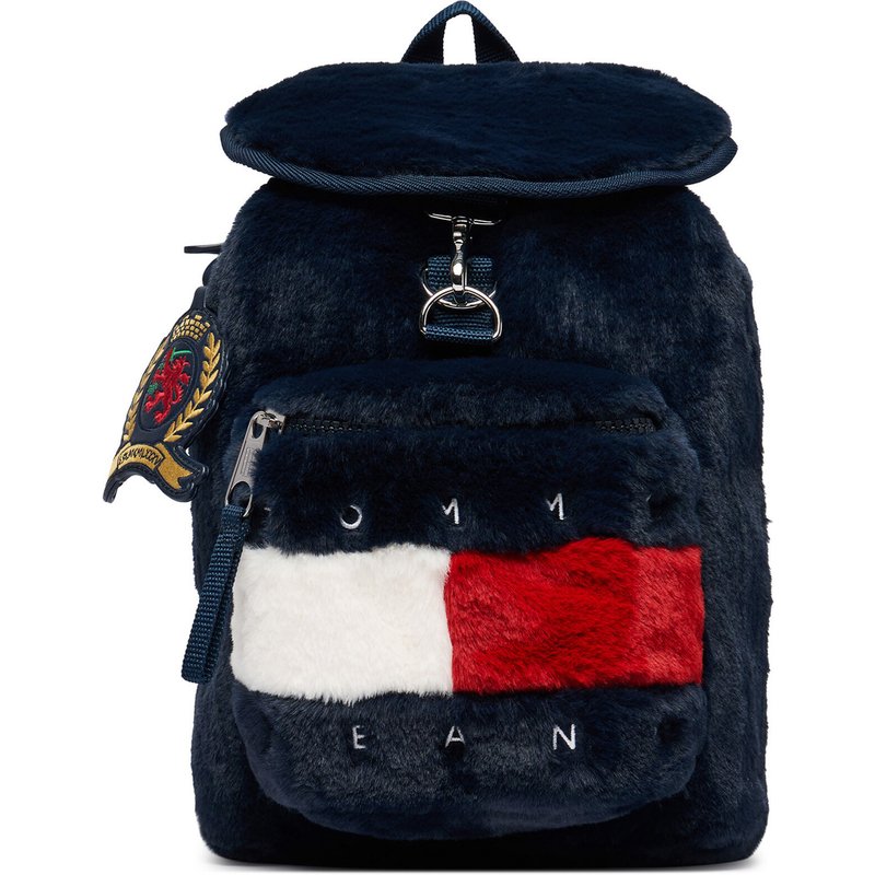 Rucksack Tommy Jeans Tjw Archive Fur Backpack AW0AW19078 Dunkelblau