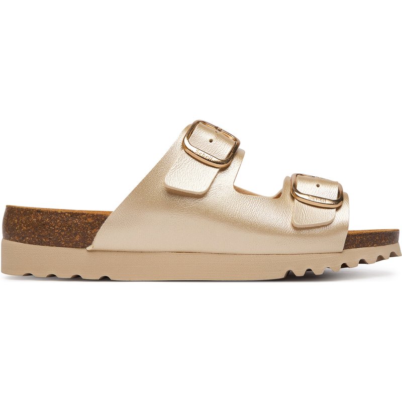 Pantoletten Scholl Harmony 2 Straps MF00808 Goldfarben