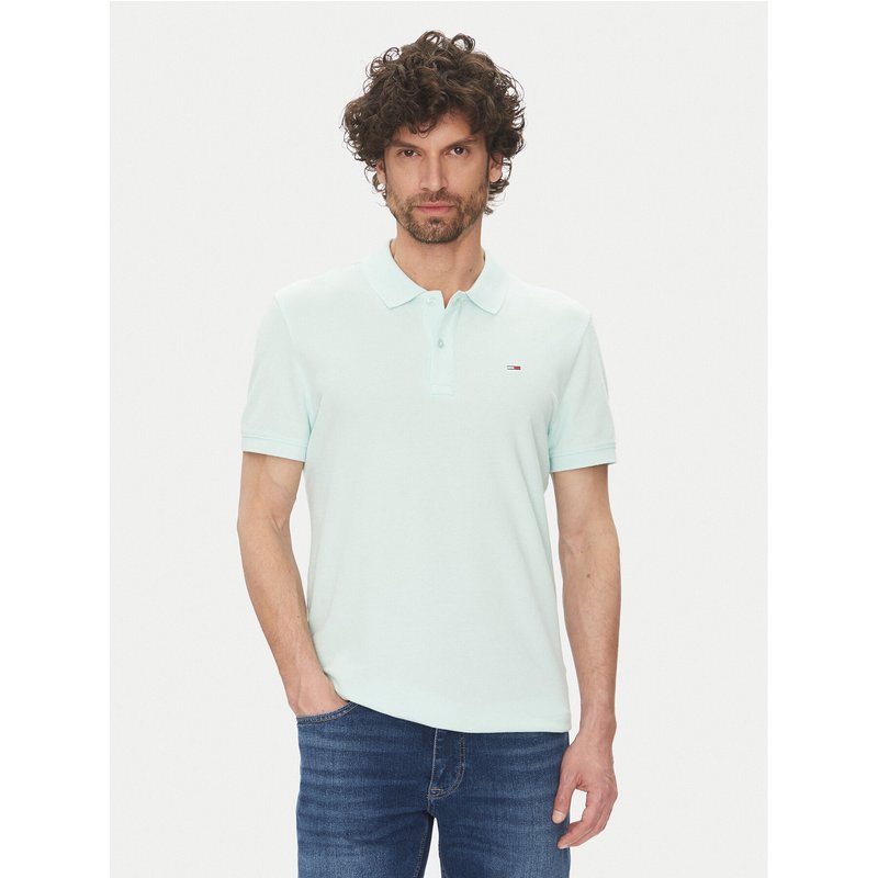 Tommy Jeans Poloshirt DM0DM20226 Grün Slim Fit