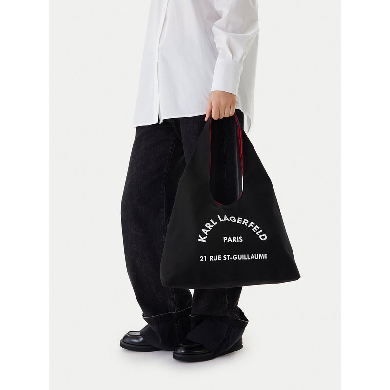 Handtasche KARL LAGERFELD B1W50015 Schwarz