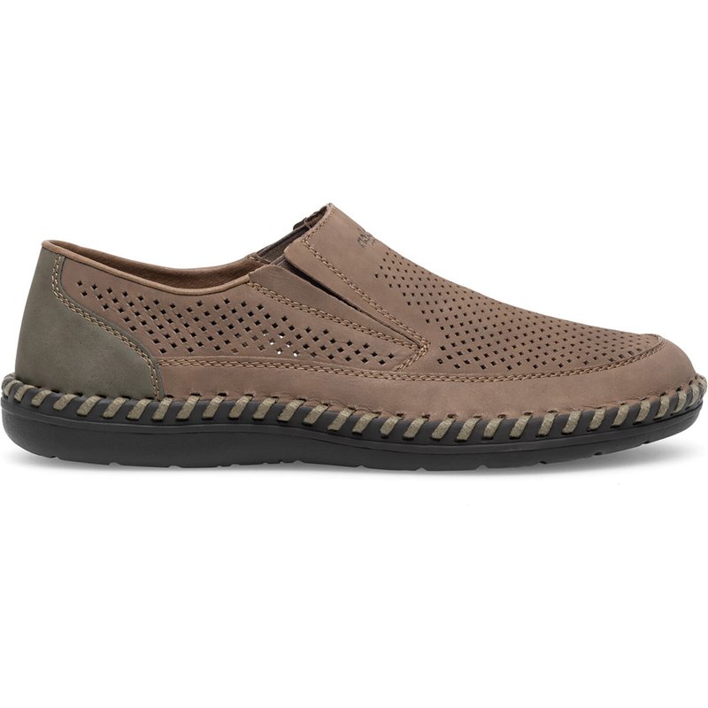 Halbschuhe Rieker B2464-25 Braun