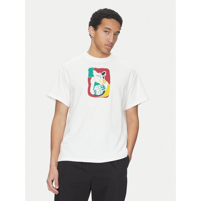 Puma T-Shirt Dylan Exhibit 630673 Weiß Regular Fit