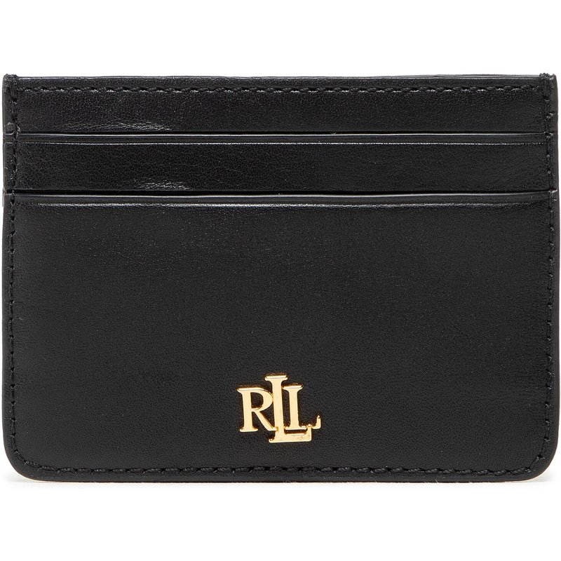 Kreditkartenetui LAUREN RALPH LAUREN Slim Card 432876732001 Schwarz