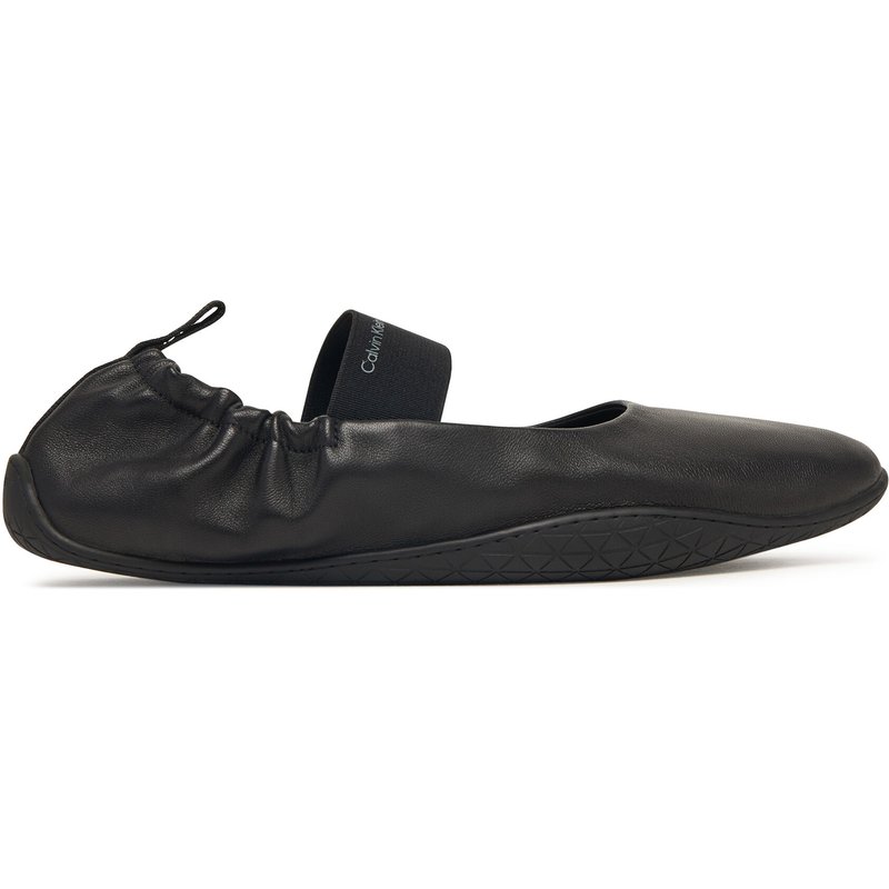Ballerinas Calvin Klein Ballet Sneaker Mj Lth HW0HW03308 Schwarz