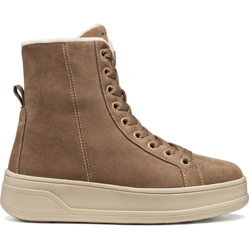 Schnürschuhe Geox D Spherica Ecub-2 D66WVF 22 C6029 Hellbraun
