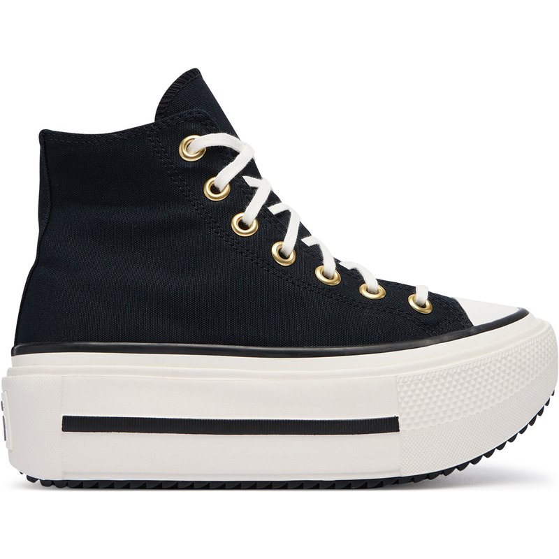 Sneakers aus Stoff Converse Chuck Taylor All Star Lift Double Stack Lace A20780C Schwarz