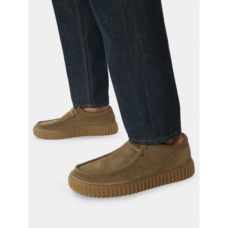 Halbschuhe Clarks Torhill Lo 26187378 Khakifarben