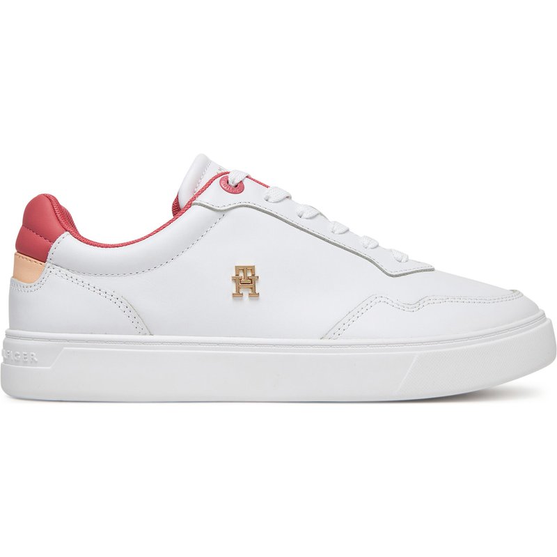 Sneakers Tommy Hilfiger Essential Elevated Court Sneaker FW0FW08680 Weiß