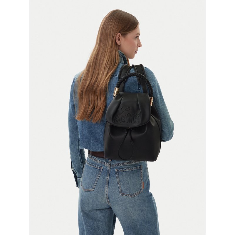 Rucksack LOVE MOSCHINO JC4224PP0OKA0000 Schwarz
