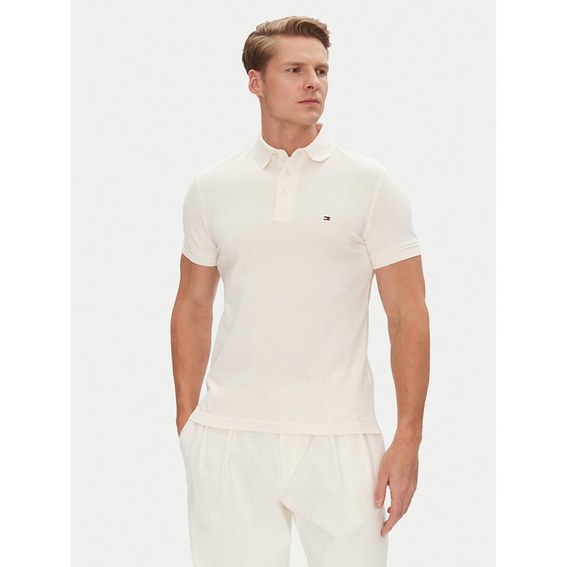 Tommy Hilfiger Poloshirt 1985 MW0MW17771 Beige Slim Fit