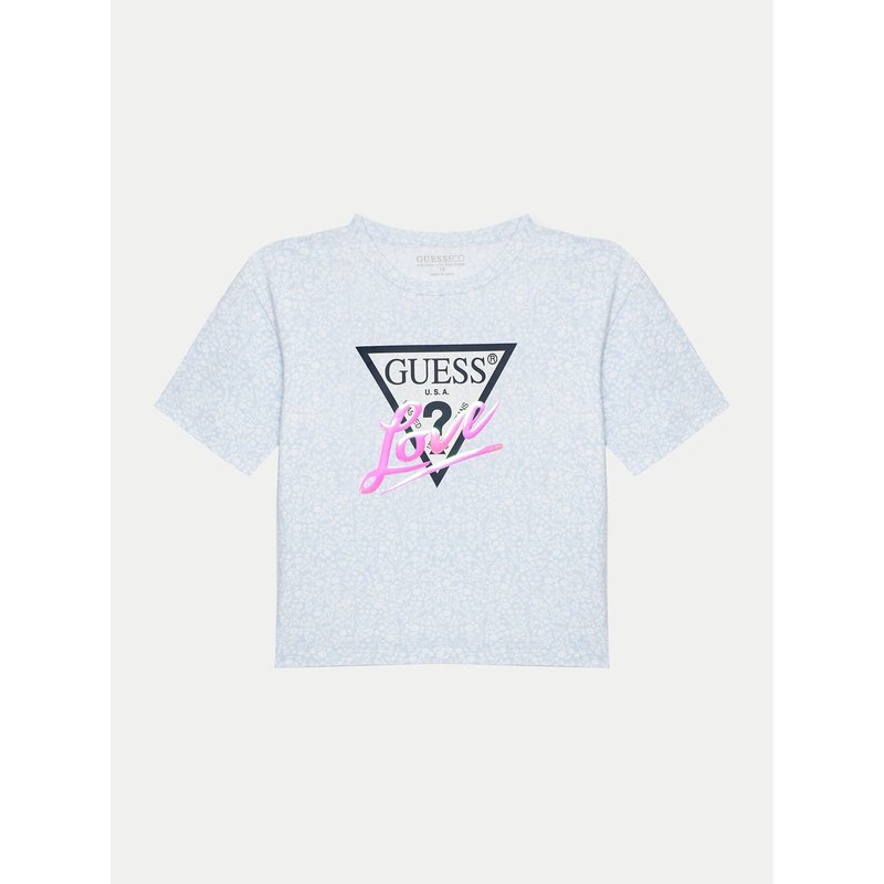 Guess T-Shirt J5GI10 K6YW4 Blau Regular Fit
