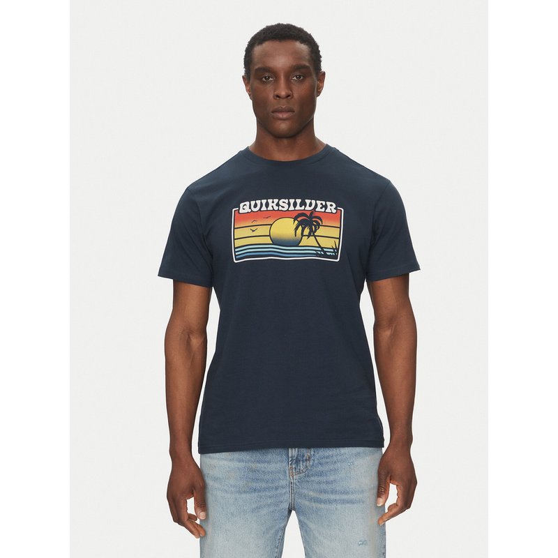 Quiksilver T-Shirt EQYZT08065 Dunkelblau Regular Fit