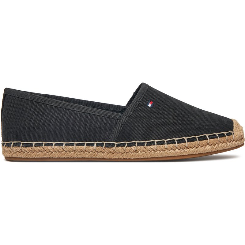 Espadrilles Tommy Hilfiger Flag Canvas Espadrille FW0FW08541 Schwarz