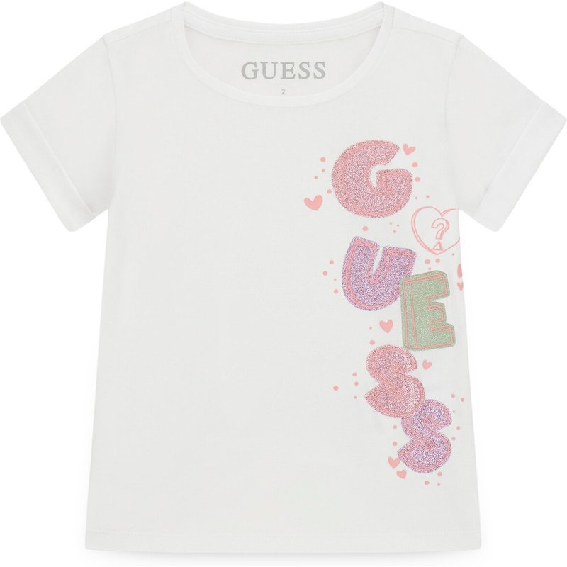 Guess T-Shirt K6GI05 K6YW4 Weiß Regular Fit