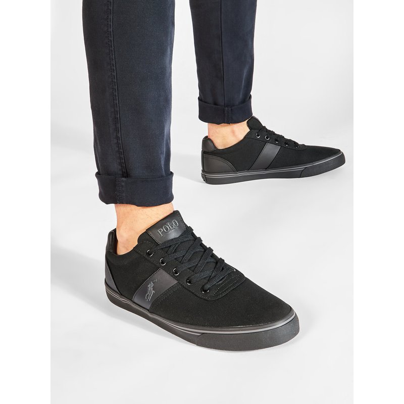 Sneakers aus Stoff Polo Ralph Lauren Hanford A85 Y2139 C0225 W020K 816176919C43 Schwarz