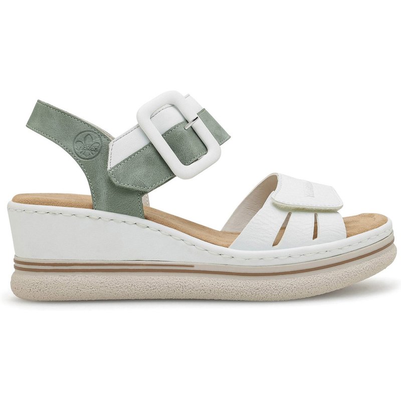 Sandalen Rieker 67700-80 Weiß