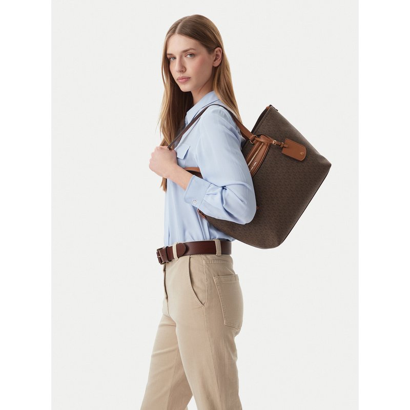 Handtasche MICHAEL Michael Kors Jet Set 30S6GTVT2B Braun
