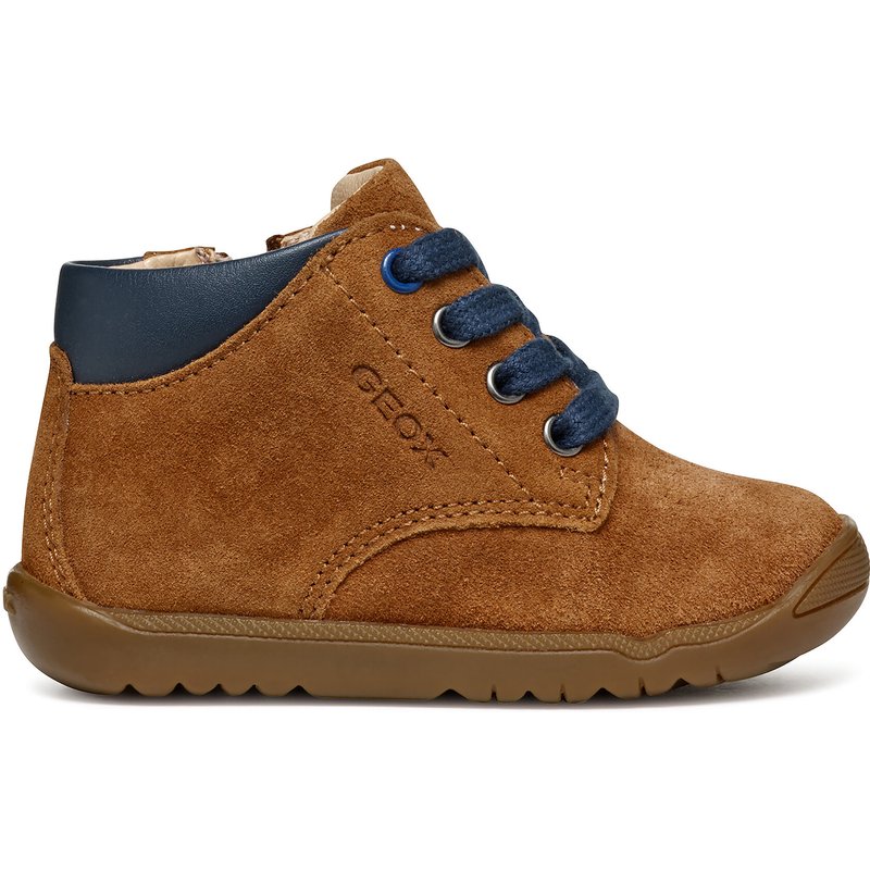 Schnürschuhe Geox B Macchia Boy B464NA 022BC C6000 Braun