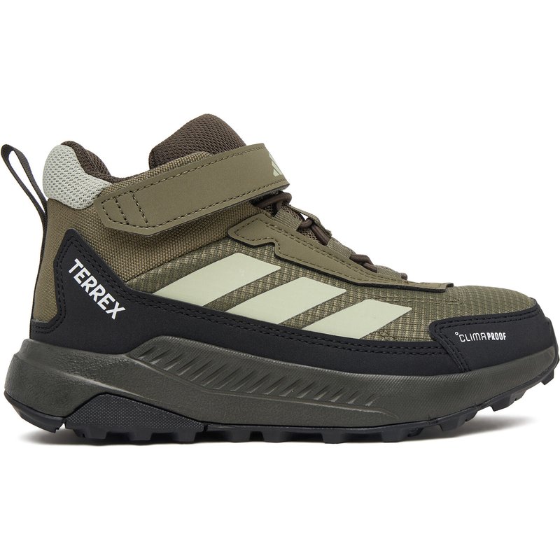 Trekkingschuhe adidas Terrex Anylander Mid Climaproof Children Hiking Shoes KJ2671 Grün
