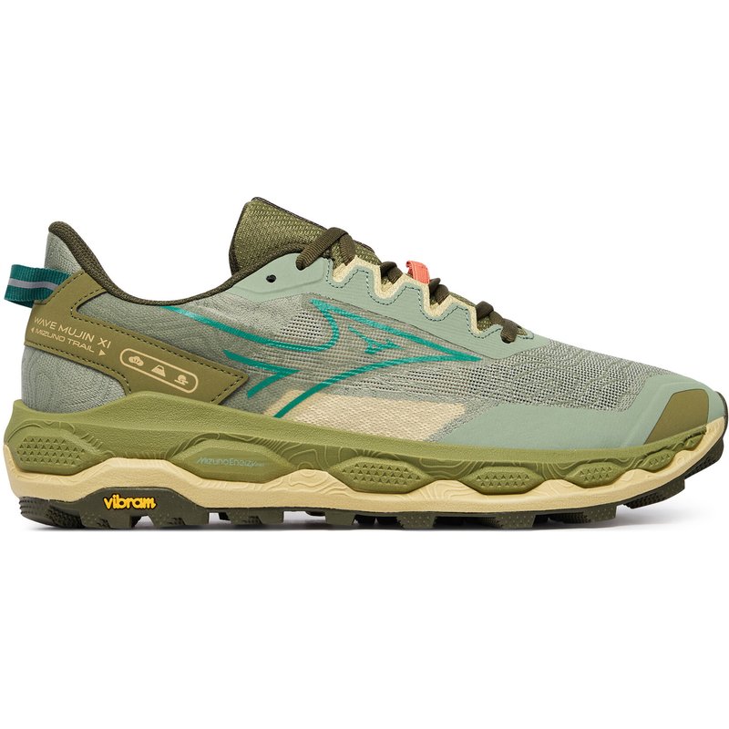 Laufschuhe Mizuno Wave Mujin 11 J1GJ2570 Khakifarben