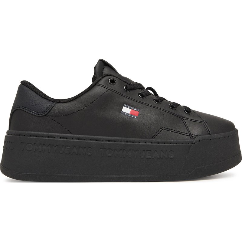 Sneakers Tommy Jeans Platform Logo Sneaker EN0EN02961 Schwarz