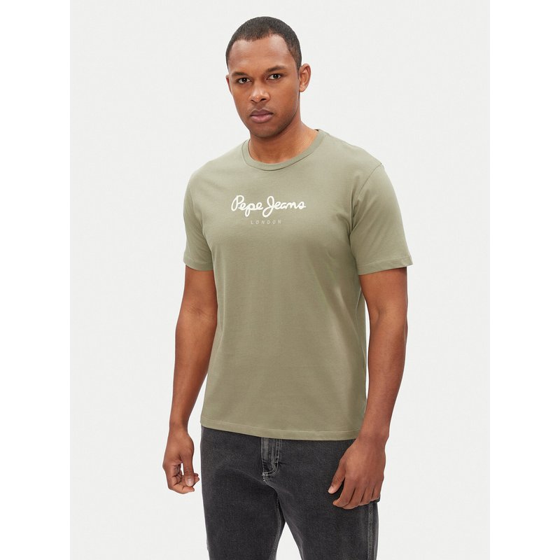 Pepe Jeans T-Shirt Eggo N PM508208 Grün Regular Fit
