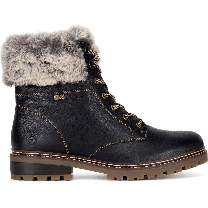 Schnürschuhe Remonte D0B74-01 Schwarz