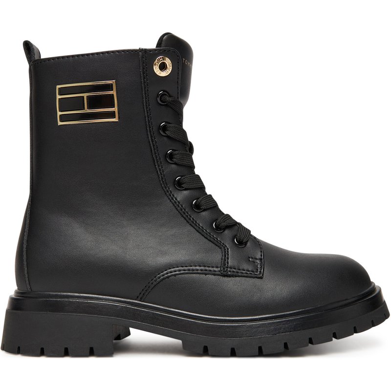 Schnürstiefeletten Tommy Hilfiger T3A5-34015-1355999 Schwarz