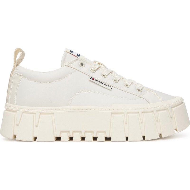 Sneakers Tommy Jeans Tjw Flatform Chunky Sneaker EN0EN03036 Écru