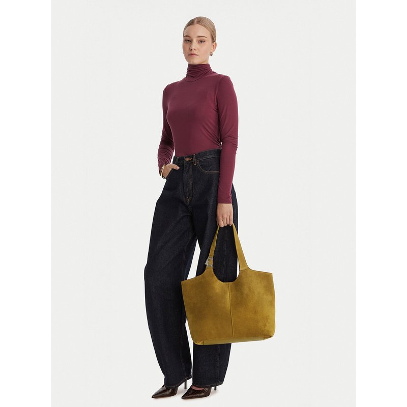 Handtasche Coccinelle E1 THE 11 01 Khakifarben