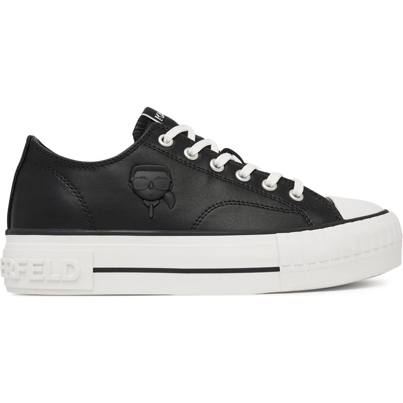 Sneakers aus Stoff KARL LAGERFELD Kampus Max KL60426 Schwarz