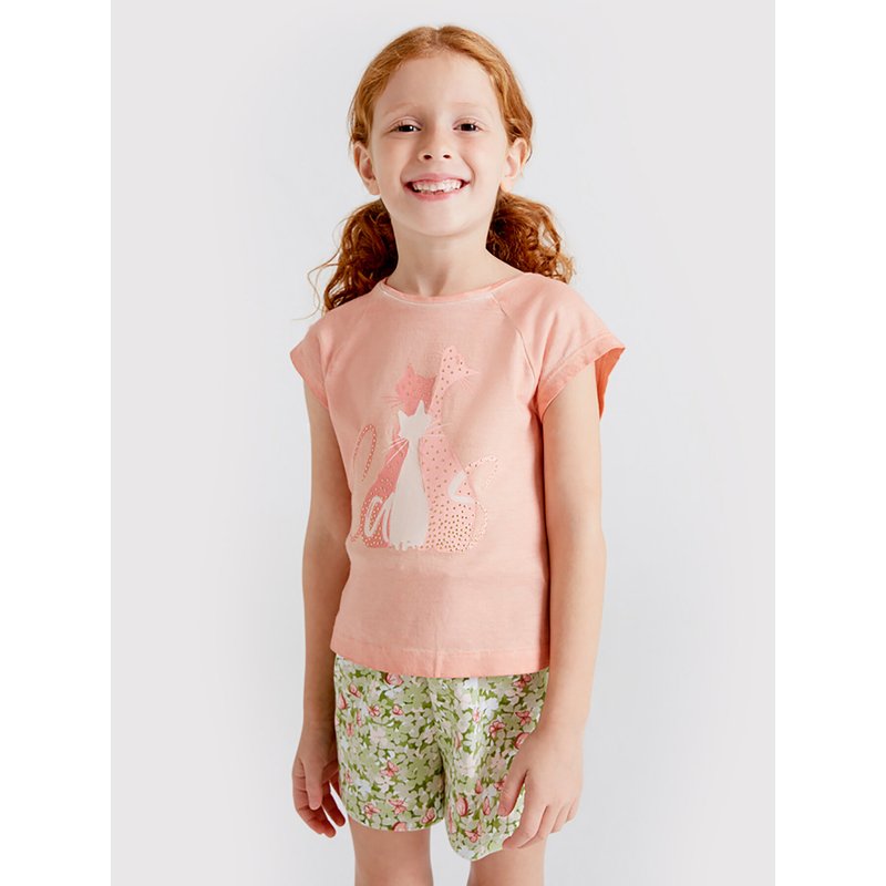 Mayoral T-Shirt 3043 Rosa Regular Fit