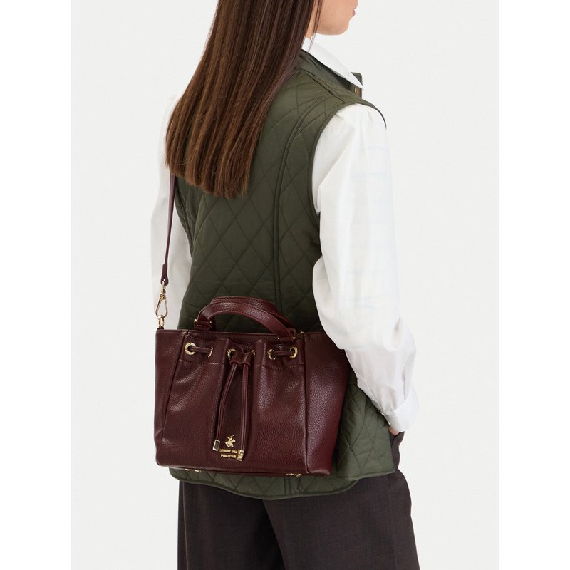 Handtasche Beverly Hills Polo Club CEO-BHPC-C-006-10 Dunkelrot