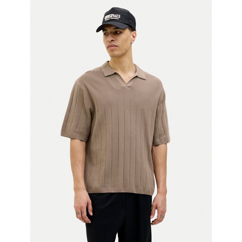 Jack & Jones Poloshirt Varenna 12272578 Beige Relaxed Fit