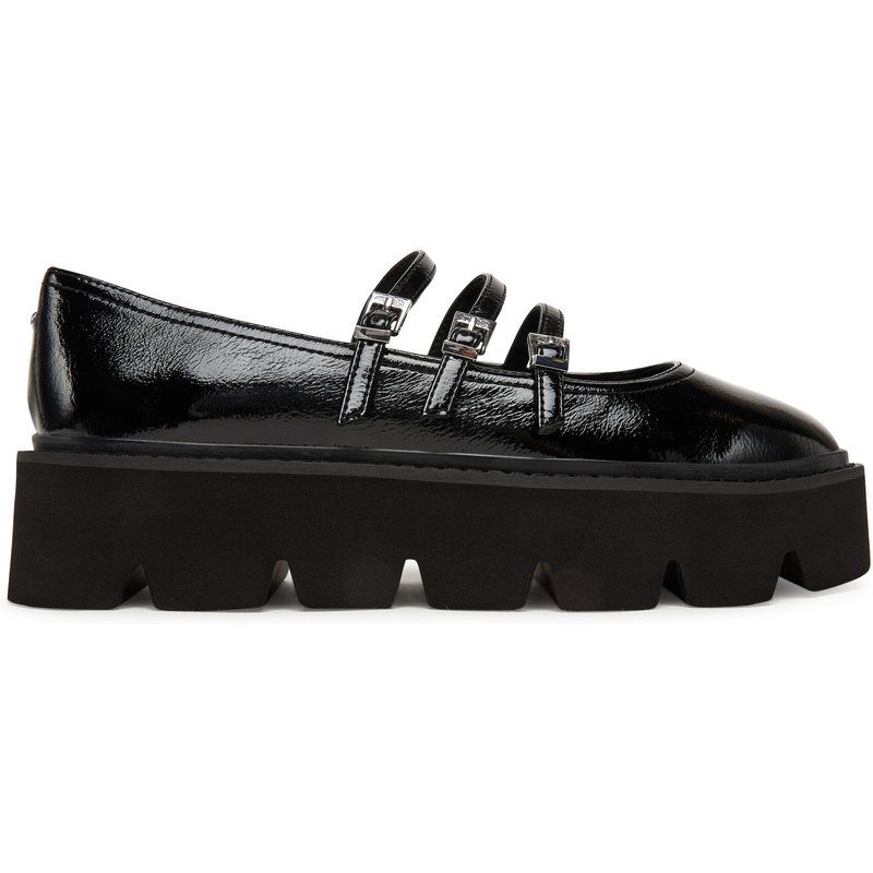 Halbschuhe Buffalo Darya Mary Vamp 1620043 Schwarz