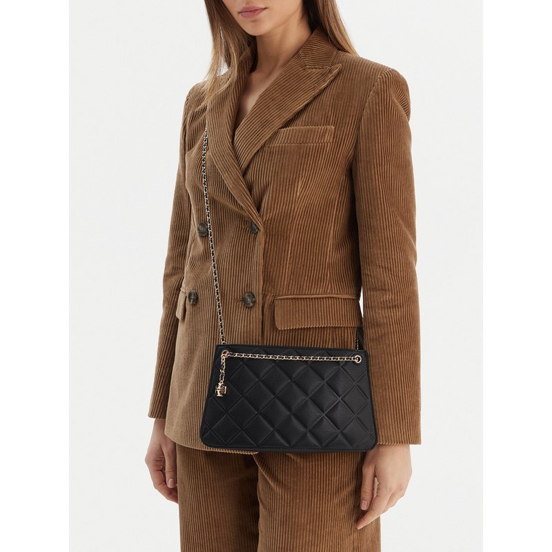Handtasche Tory Burch Fleming Pochette 176623 Schwarz