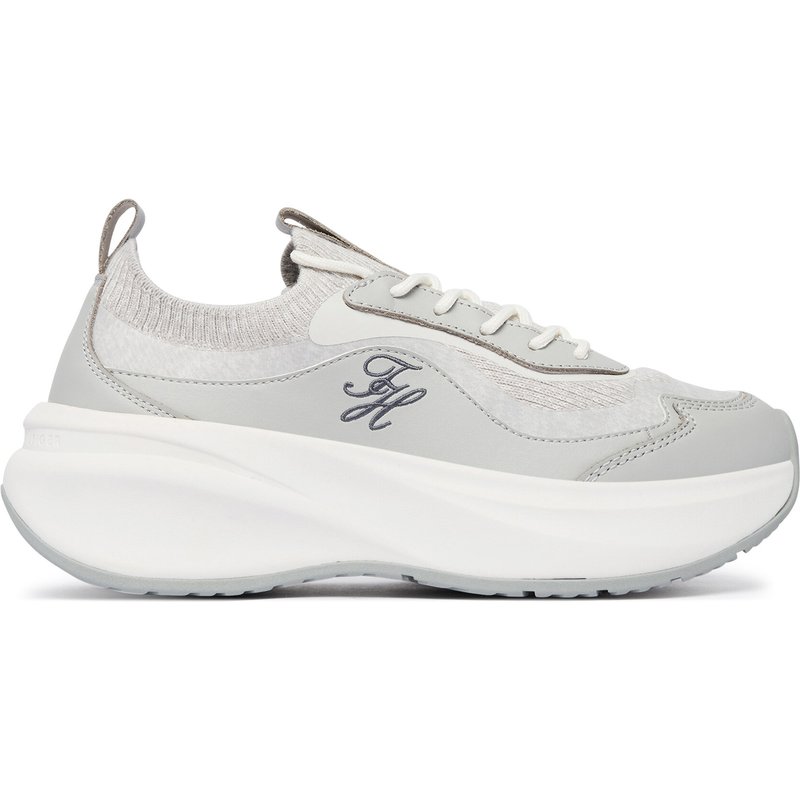Sneakers Tommy Hilfiger TH Wave Runner FW0FW09484 Grau