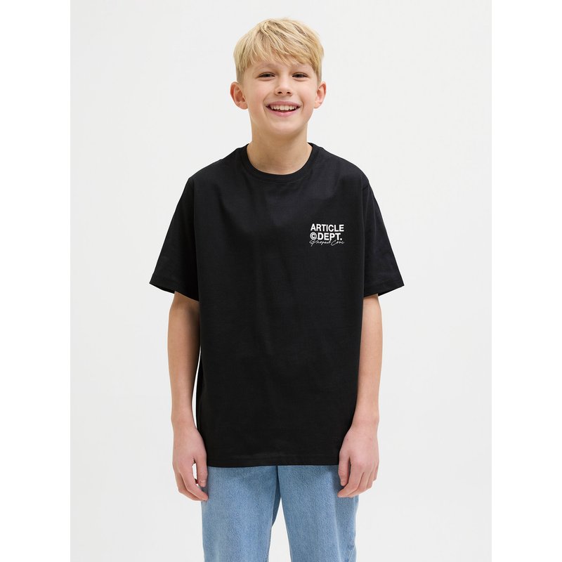 Jack & Jones Junior T-Shirt Dynamic Dust 12274677 Schwarz Loose Fit
