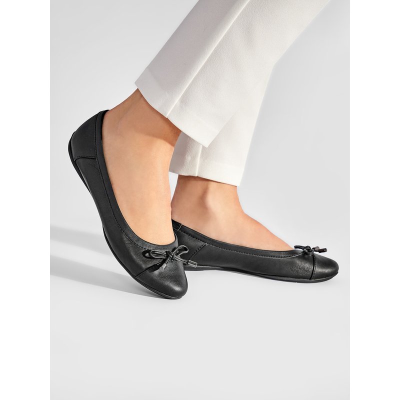 Ballerinas Geox D Charlene C D16Y7C 08554 C9999 Schwarz