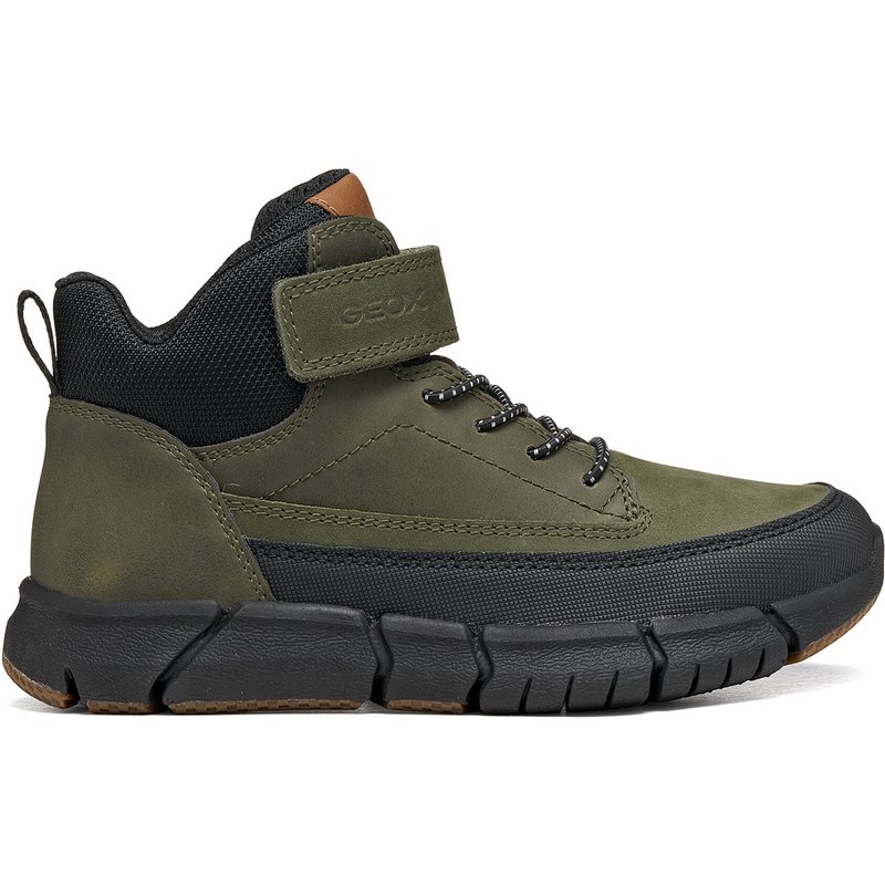 Schnürschuhe Geox J Flexyper Boy J369BA 032ME C3009 S Dunkelgrün
