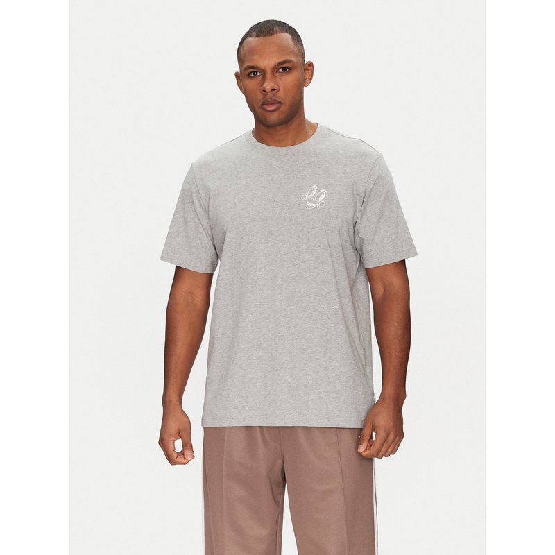adidas T-Shirt JN7031 Grau Loose Fit
