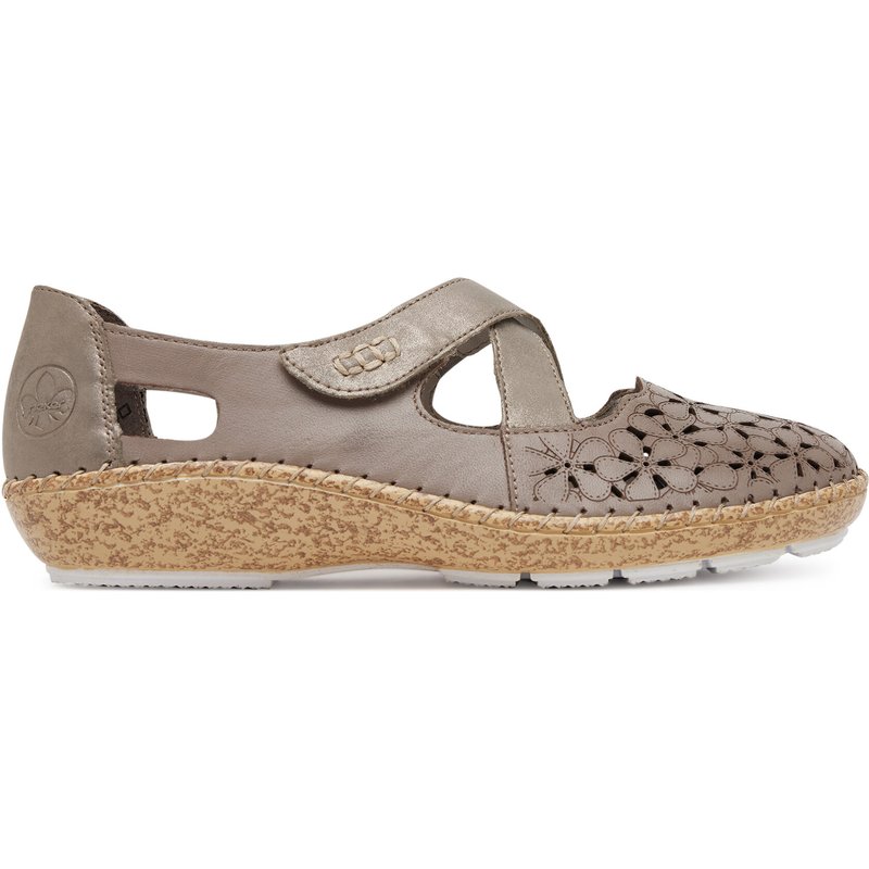 Halbschuhe Rieker CEO-44856-64 Beige