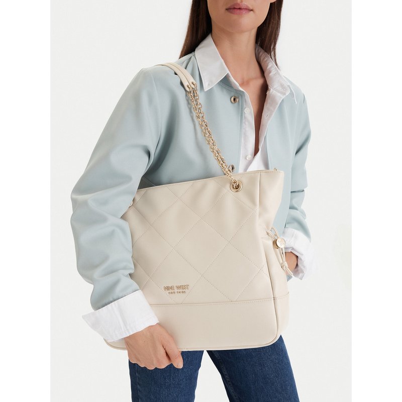Handtasche Nine West EO-Bellis-LX10277 Écru