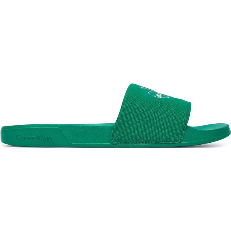 Pantoletten Calvin Klein Ess Slide Cv YM0YM01393 Grün