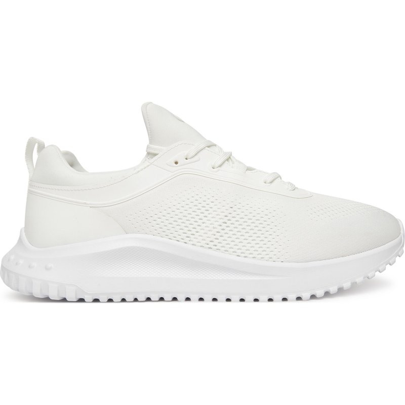 Sneakers Calvin Klein Eva Runner Sock Mix YM0YM01386 Weiß