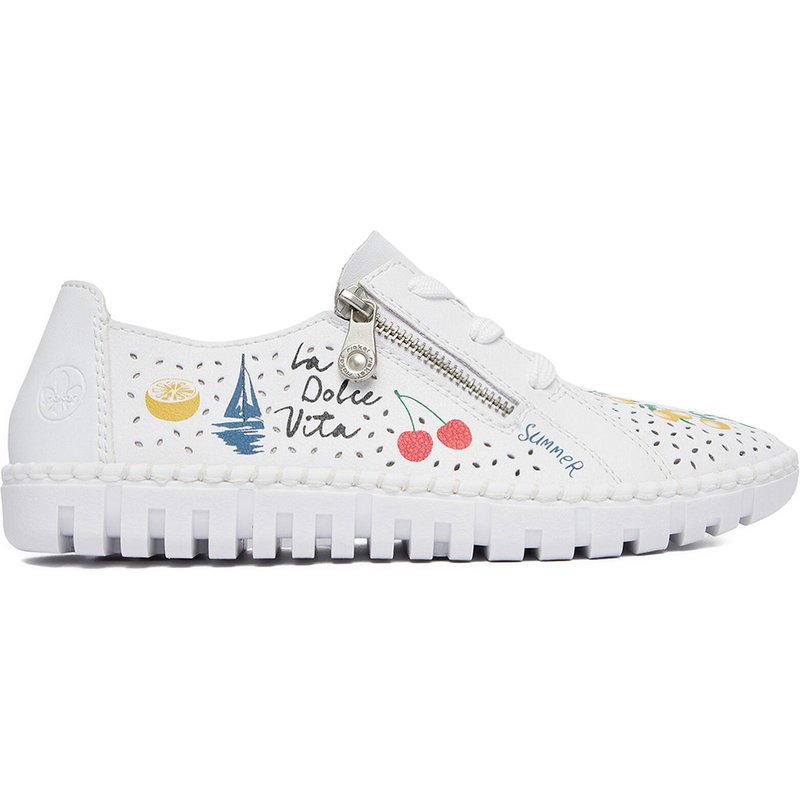Halbschuhe Rieker CEO-M2310-80 Weiß