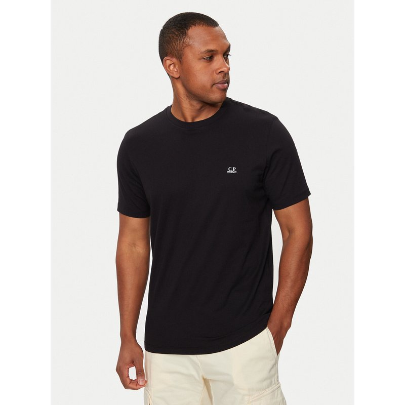 C.P. Company T-Shirt RCCMTS725A005100W Schwarz Regular Fit