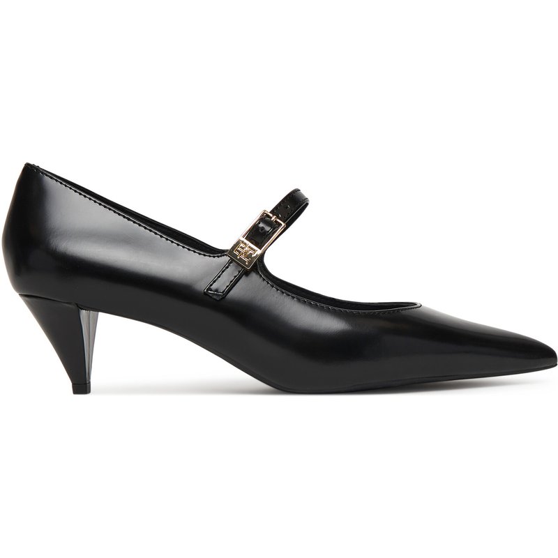 Pumps Tommy Hilfiger Low Pump Abrasivato FW0FW09321 Schwarz